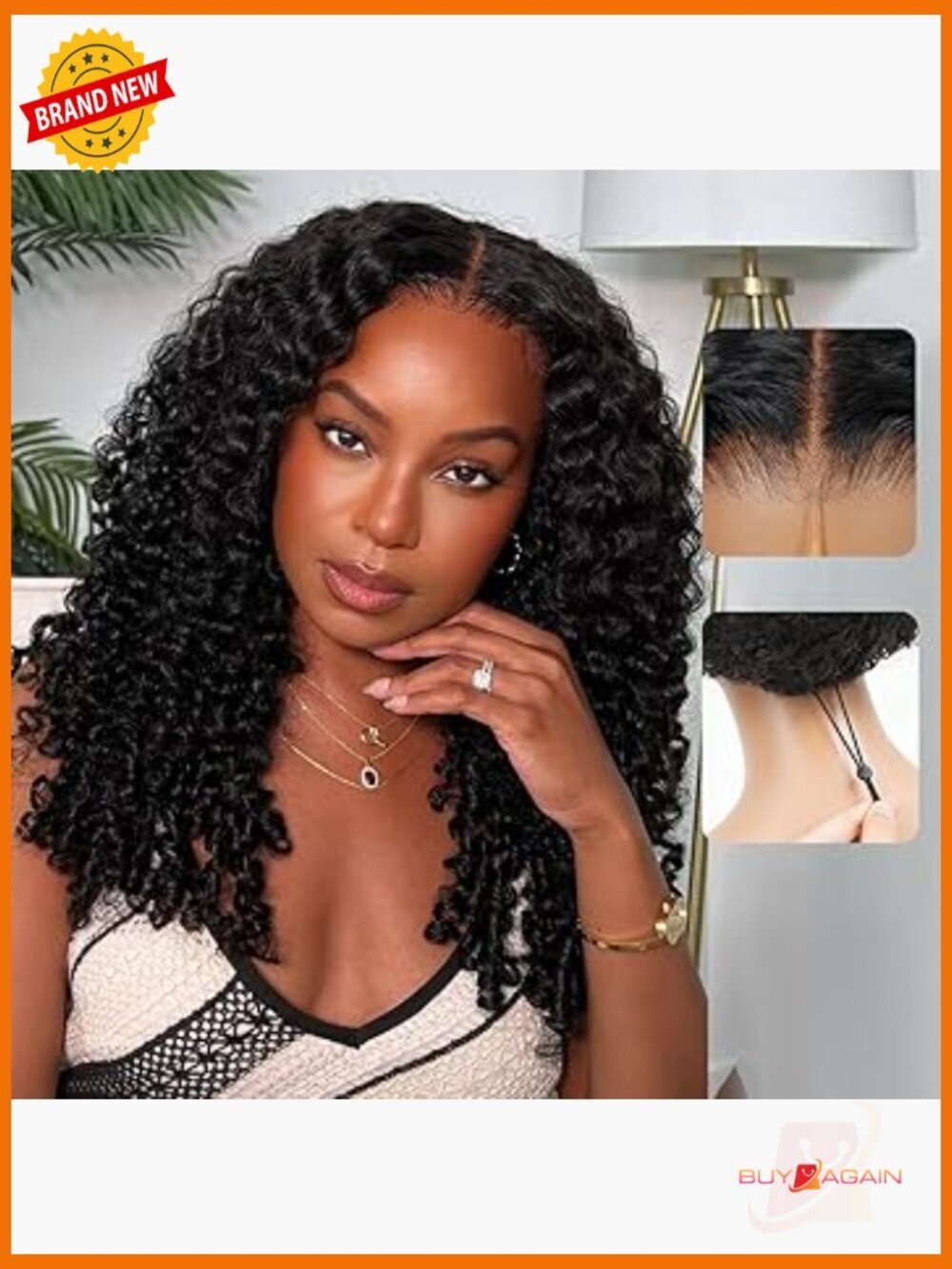 7x6 Glueless Lace Front Wig Human Hair Pre Plucked Pre Cut 250% Density
